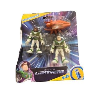 Disney Pixar Buzz Lightyear & Alisha Hawthorne Imaginext (2) Action Figures Set